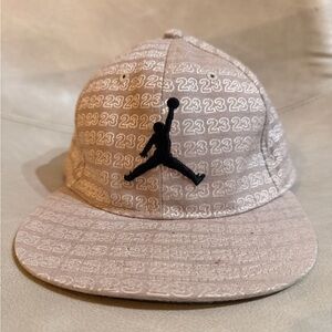 Nike Air Jordan Basketball Hat #23 Jumpman youth Boy's ,Stretchy Fitted,Grey